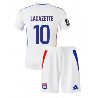 Camisa de time de futebol Olympique Lyonnais Alexandre Lacazette #10 Replicas 1º Equipamento Infantil 2024-25 Manga Curta (+ Calças curtas)